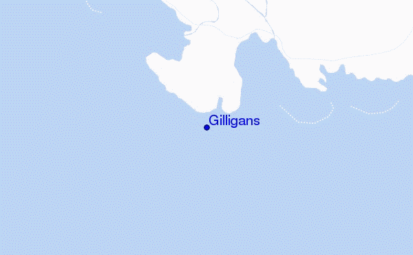 carte de localisation de Gilligans