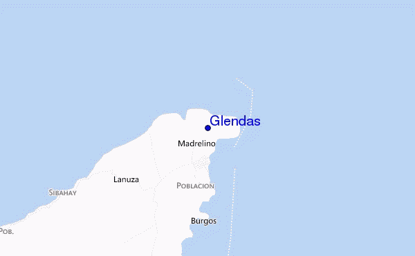 carte de localisation de Glendas