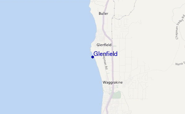 carte de localisation de Glenfield