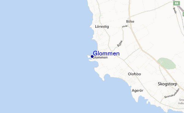 carte de localisation de Glommen