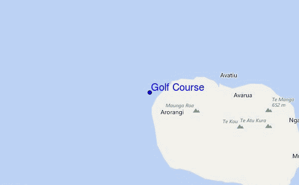 carte de localisation de Golf Course
