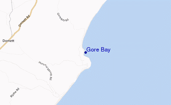 carte de localisation de Gore Bay