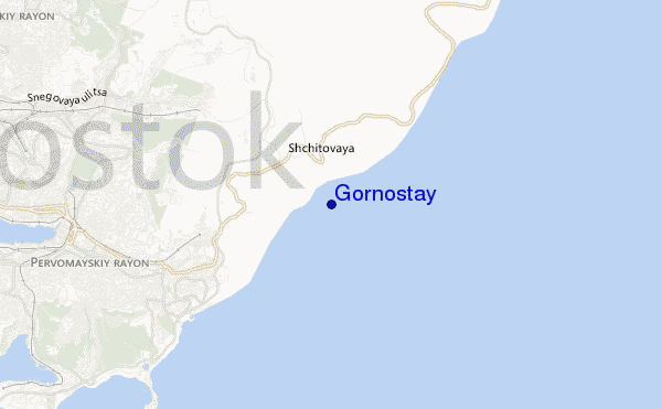 carte de localisation de Gornostay