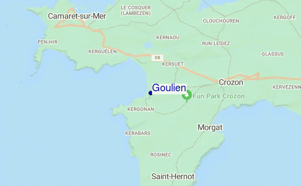 carte de localisation de Goulien