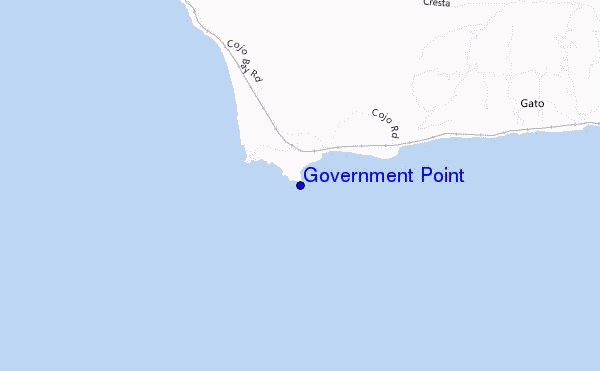 carte de localisation de Government Point