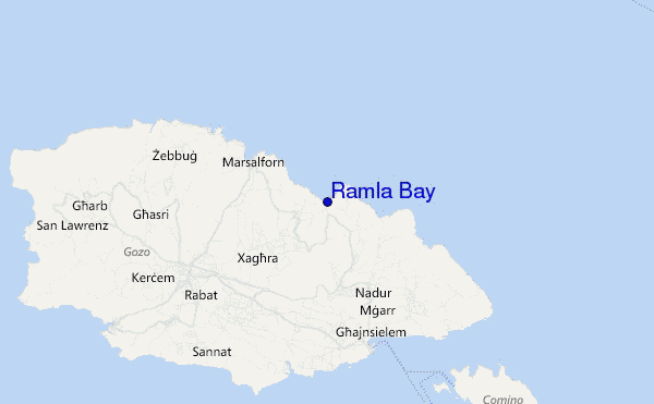carte de localisation de Ramla Bay