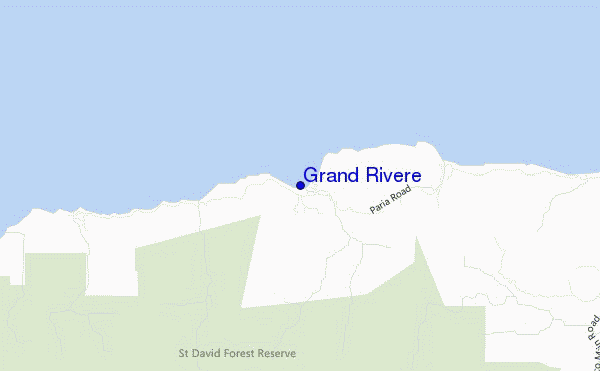 carte de localisation de Grand Rivere