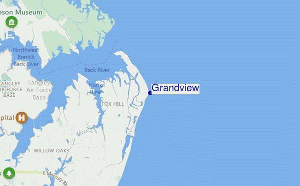 carte de localisation de Grandview
