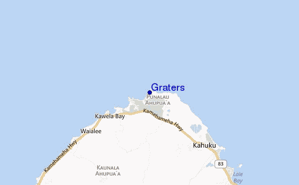 carte de localisation de Graters