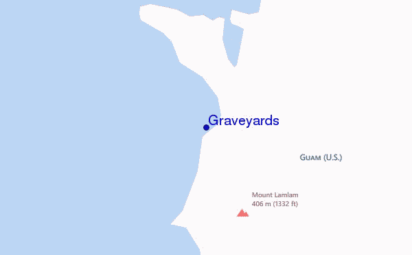 carte de localisation de Graveyards