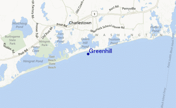 carte de localisation de Greenhill