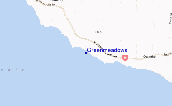 carte de localisation de Greenmeadows
