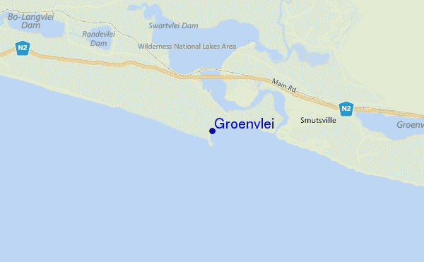 carte de localisation de Groenvlei
