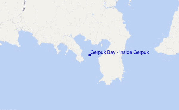 carte de localisation de Gerpuk Bay - Inside Gerpuk