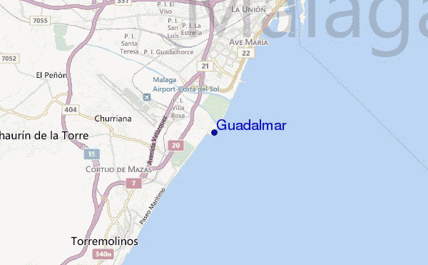 carte de localisation de Guadalmar