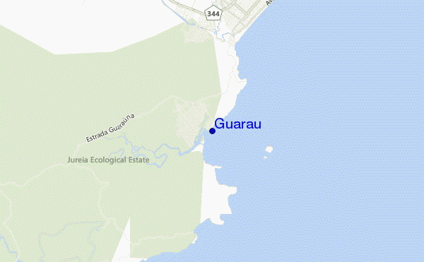 carte de localisation de Guarau