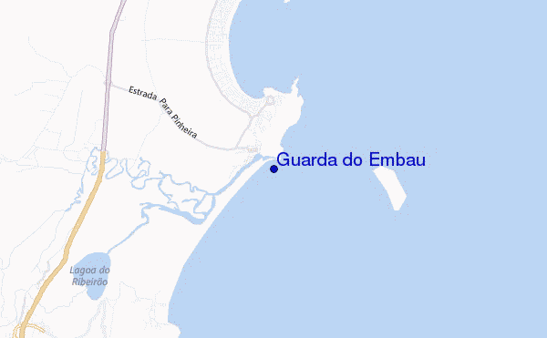 carte de localisation de Guarda do Embau