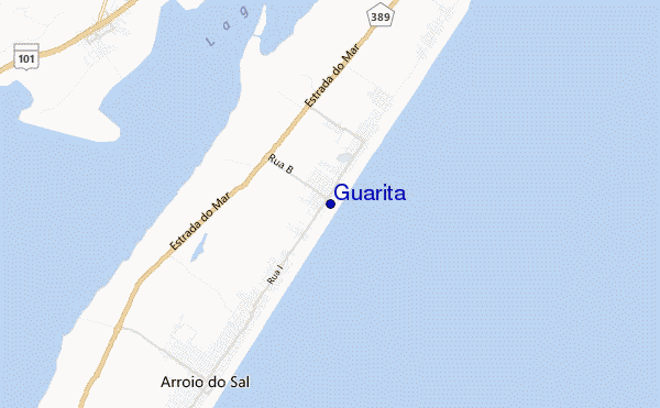 carte de localisation de Guarita