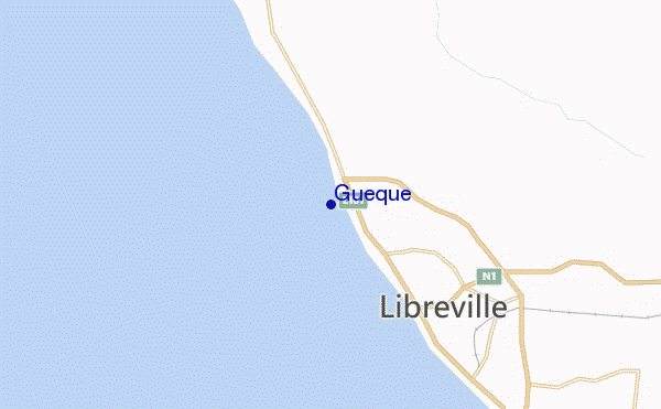 carte de localisation de Gueque