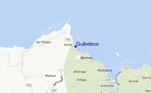 carte de localisation de Guibeleco