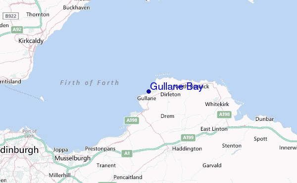Gullane Bay Location Map