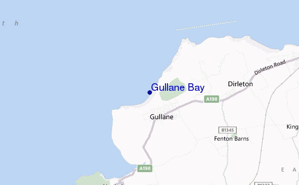 carte de localisation de Gullane Bay