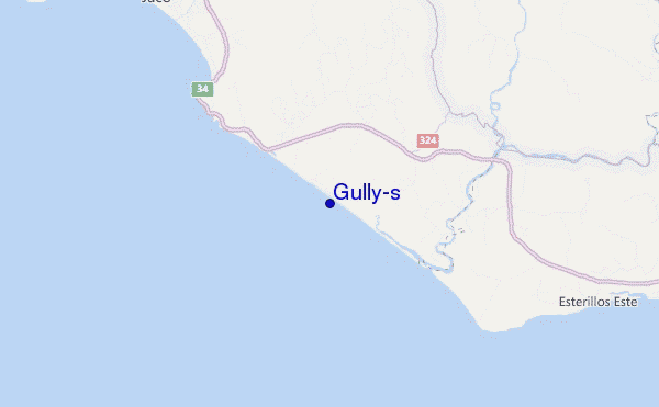 carte de localisation de Gully's