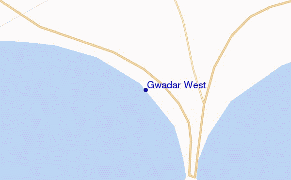 carte de localisation de Gwadar West