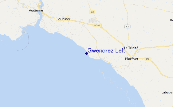 carte de localisation de Gwendrez Left