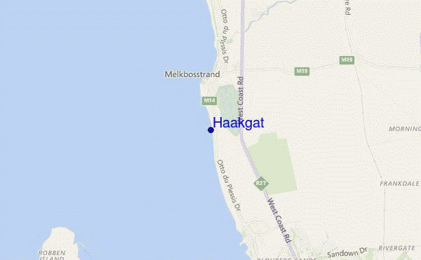 carte de localisation de Haakgat
