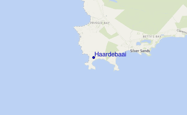 carte de localisation de Haardebaai