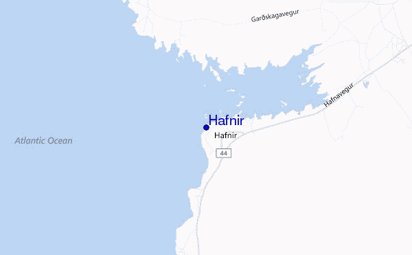 carte de localisation de Hafnir