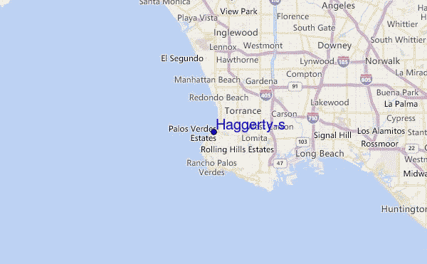 Haggerty's Location Map