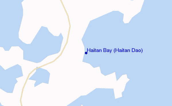 carte de localisation de Haitan Bay (Haitan Dao)