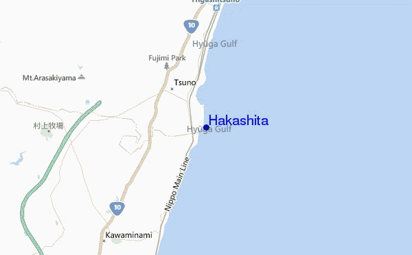 carte de localisation de Hakashita