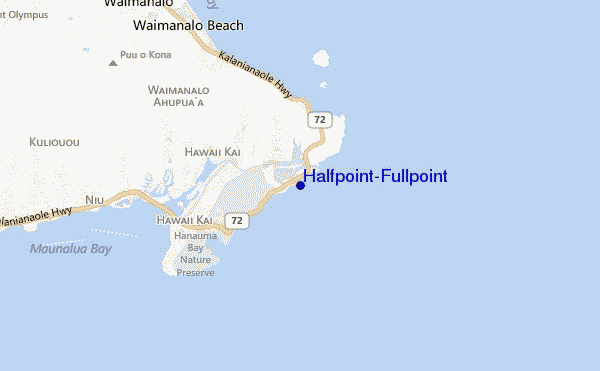 carte de localisation de Halfpoint/Fullpoint
