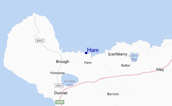 carte de localisation de Ham