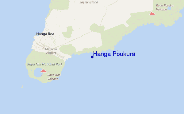 carte de localisation de Hanga Poukura