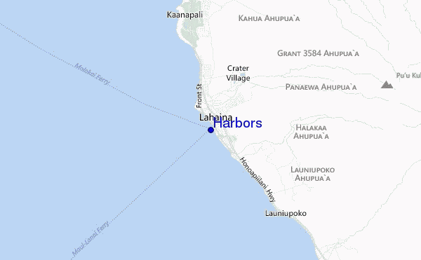 carte de localisation de Harbors