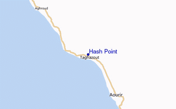 carte de localisation de Hash Point