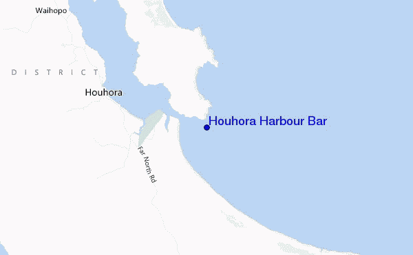 carte de localisation de Houhora Harbour Bar