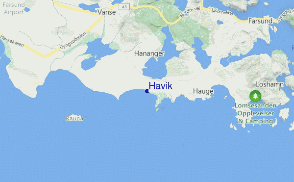 carte de localisation de Havik