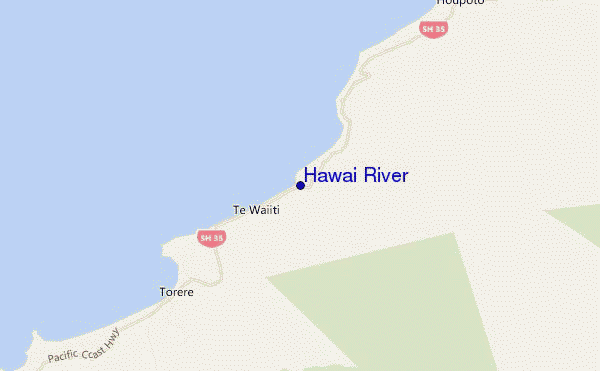 carte de localisation de Hawai River