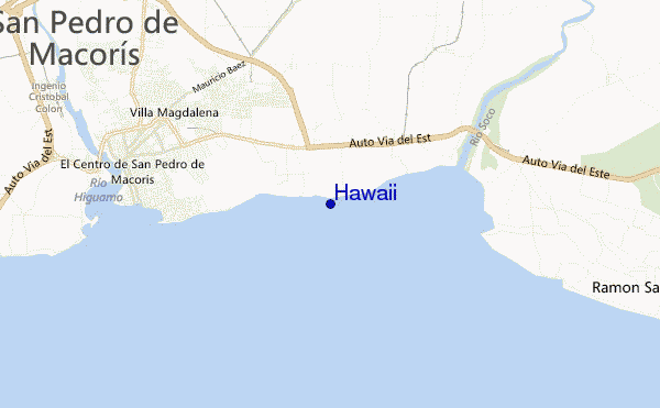 carte de localisation de Hawaii
