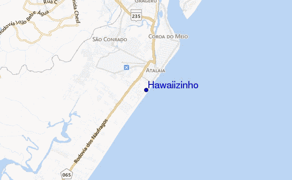 carte de localisation de Hawaiizinho