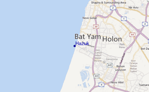 carte de localisation de Hazuk