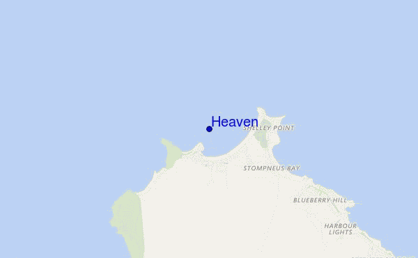 carte de localisation de Heaven