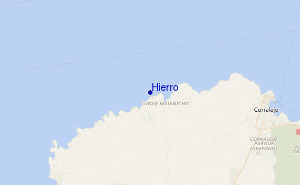 carte de localisation de Hierro