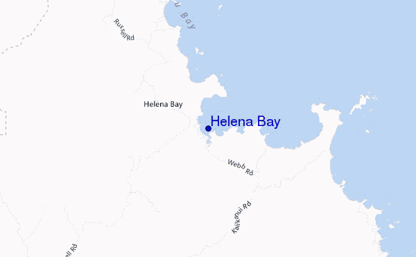 carte de localisation de Helena Bay