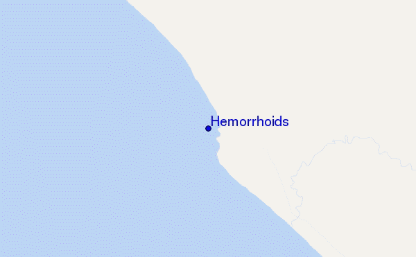 carte de localisation de Hemorrhoids